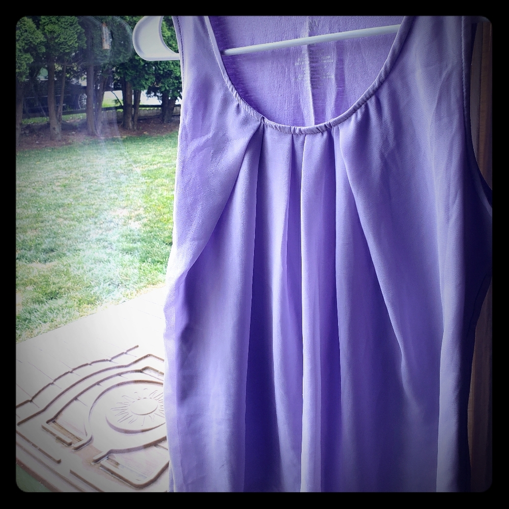 Purple tank